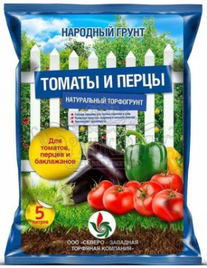 Грунт для томатов и перцев "Народный грунт", 10 л
